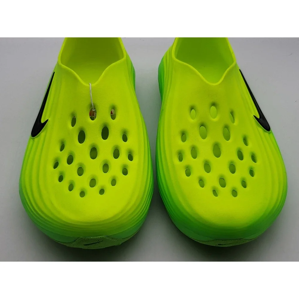 Nike ReactX‎ Rejuven8 Mens 9 Green Strike Black Volt Mules HV5060-300